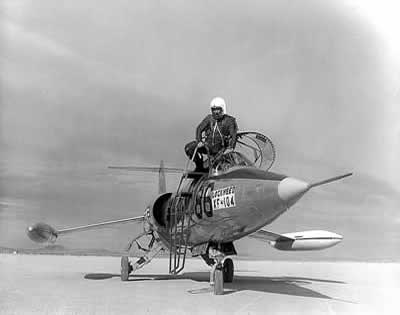Chuck Yeager and F-104