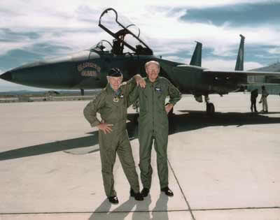 Bob Hoover and Chuck Yeager