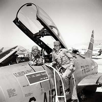 Chuck Yeager and Bob Edwald