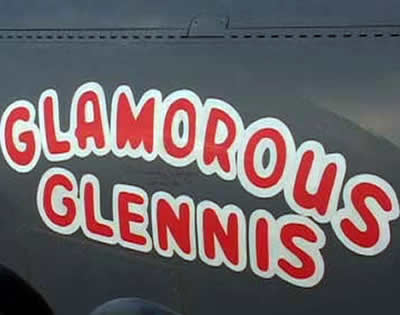 Glamorous Glennis Nose Art