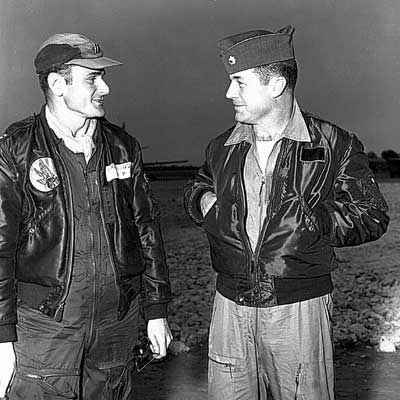 Chuck Yeager and Hoot Gibson
