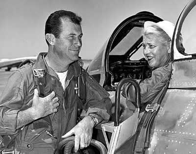 Chuck Yeager and Jackie Cochran