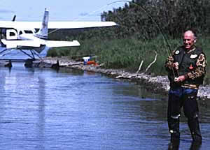 Chuck Yeager Fishing