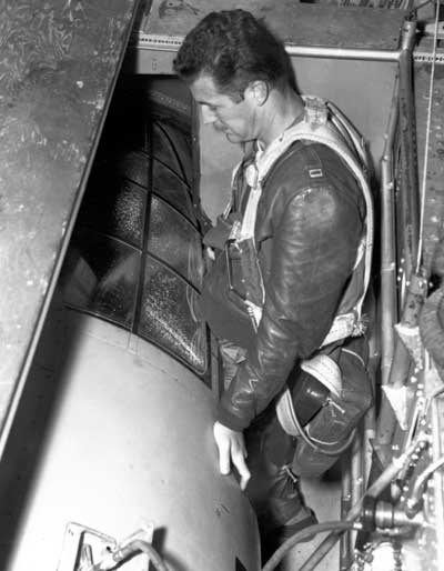 Chuck Yeager Getting Into X1
