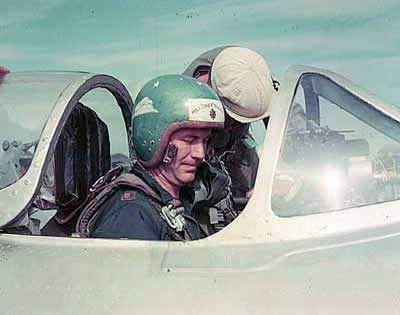 Chuck Yeager in the Cockpit of MiG-15