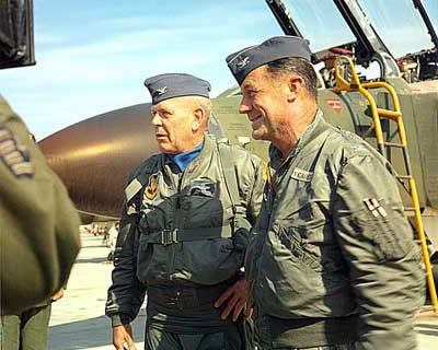 Chuck Yeager and Jack Hayes