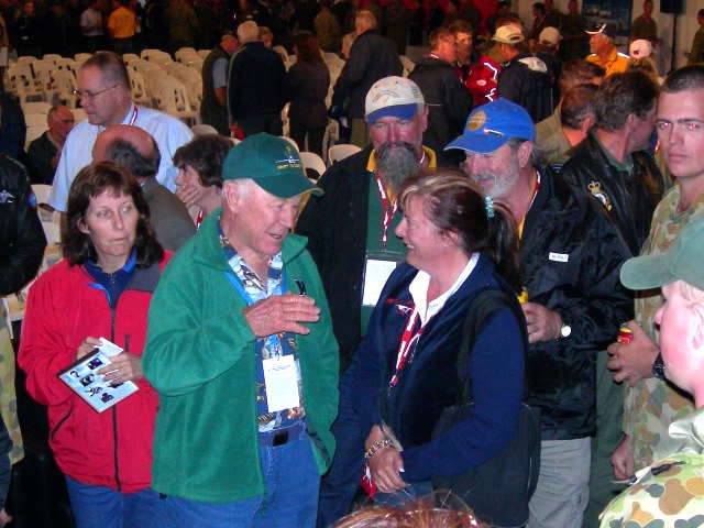 Chuck Yeager Mingling