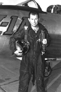 Chuck Yeager with X-1A